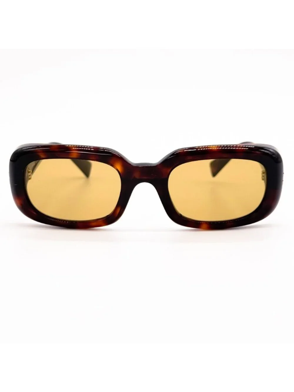 New Miu Miu MUB13S 27L10Y Havana Yellow Women Sunglasses SMU B13